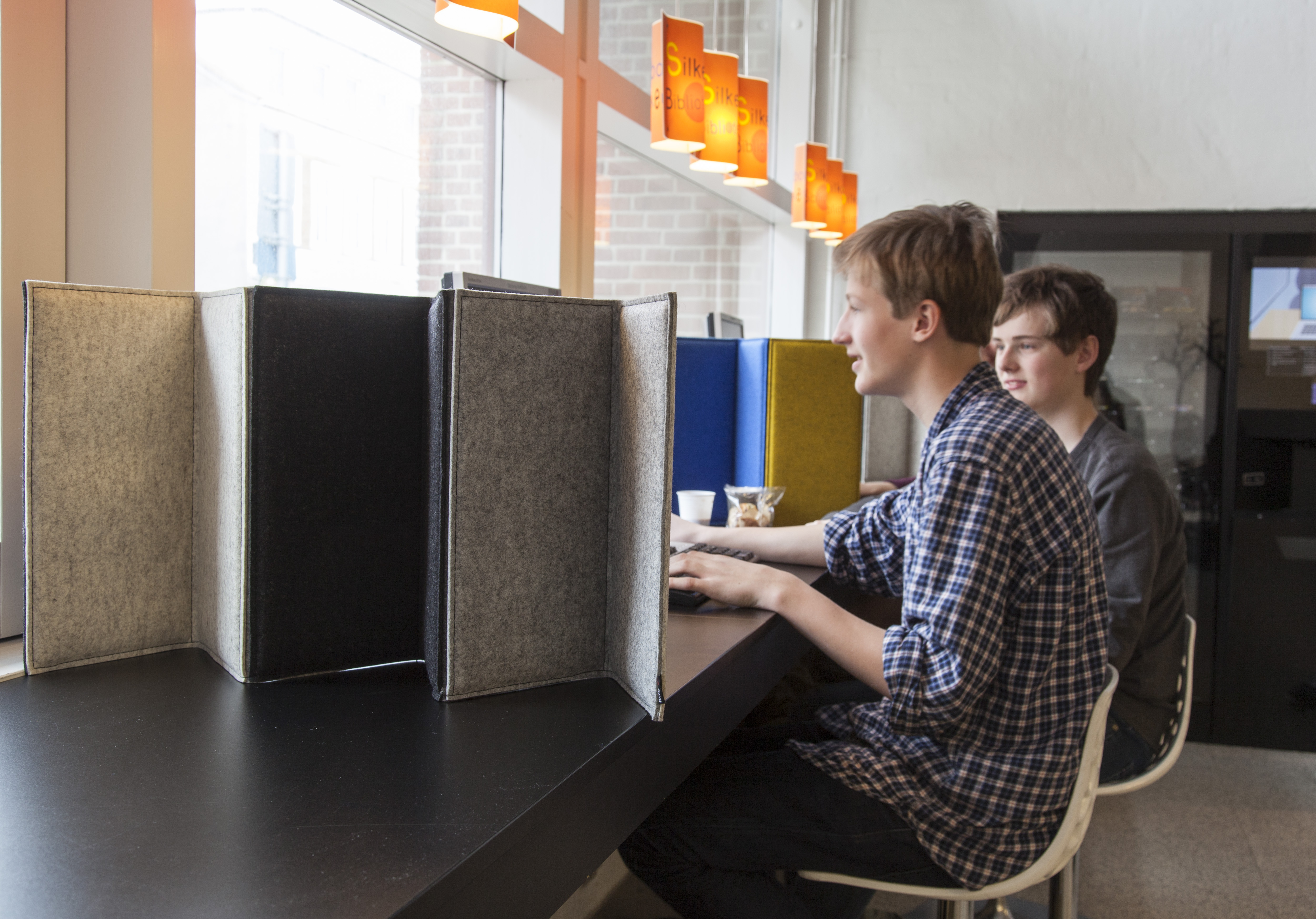 Filt bordskærm zigzag silkeborg bibliotek 5